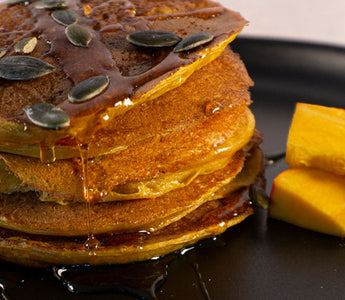 Kürbis Protein Pancakes